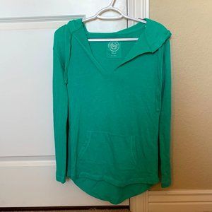 Women Long-Sleeved Hooded Shirt